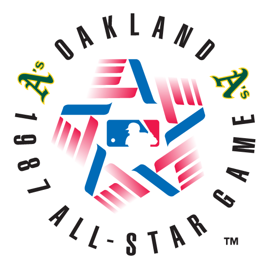 MLB All-Star Game 1987 Logo vinyl decal